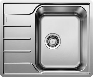 Zlew Blanco LEMIS 45 S-IF Mini stal szczotkowana, odwracalny 525115