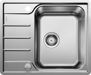 Zlew Blanco LEMIS 45 S-IF Mini stal szczotkowana, odwracalny, korek auto. 525114