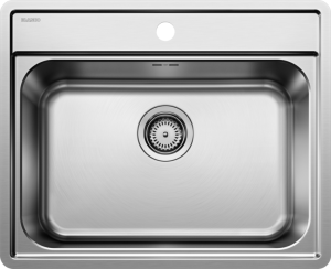 Zlew BLANCO LEMIS 6-IF stal szczotkowana