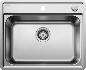 Zlew Blanco LEMIS 6-IF stal szczotkowana, korek auto. 525109