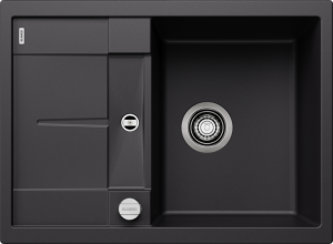 Zlew Blanco METRA 45 S Compact Silgranit czarny odwracalny, korek auto. 525913