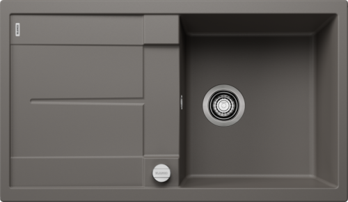 Zlew Blanco METRA 5 S Silgranit wulkaniczny szary odwracalny, korek auto. 527292.png