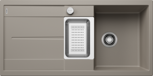 Zlew Blanco METRA 6 S Silgranit tartufo odwracalny, korek auto., odsączarka stalowa 517354.png
