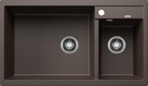 Zlew Blanco METRA 9 Silgranit kawowy lewa 515050