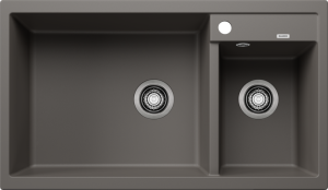 Zlew Blanco METRA 9 Silgranit wulkaniczny szary lewa 527304
