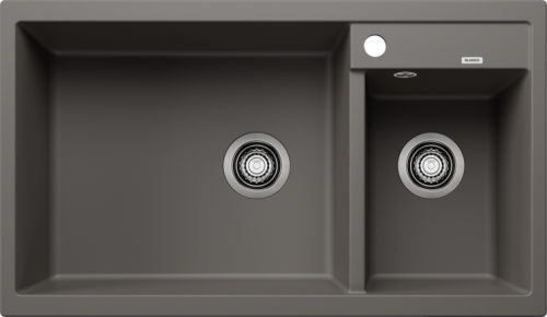 Zlew Blanco METRA 9 Silgranit wulkaniczny szary lewa 527304.png
