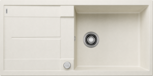 Zlew Blanco METRA XL 6 S Silgranit delikatny biały odwracalny, korek auto. 527123
