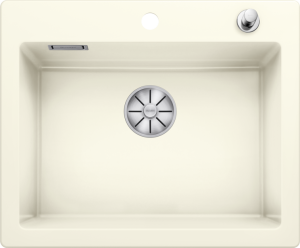 Zlew Blanco PALONA 6 Ceramika PuraPlus magnolia połysk, korek auto., InFino 524732