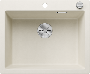 Zlew Blanco PLEON 6 Silgranit delikatny biały, korek auto., InFino 527136