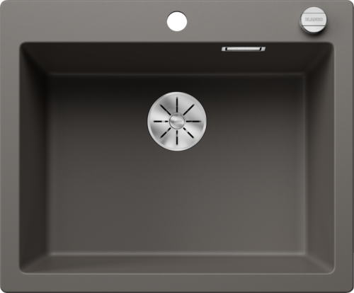 Zlew Blanco PLEON 6 Silgranit wulkaniczny szary, korek auto., InFino 527319.png