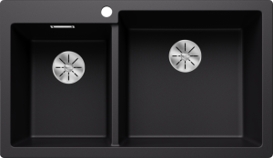 Zlew Blanco PLEON 9 Silgranit czarny prawa, InFino 525958
