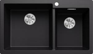 Zlew Blanco PLEON 9 Silgranit czarny lewa, InFino 527636