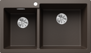 Zlew Blanco PLEON 9 Silgranit kawowy prawa, InFino 523066