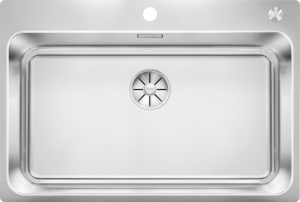 Zlew Blanco SOLIS 700-IF/A stal szczotkowana, korek auto., InFino, PushControl 526127
