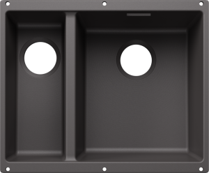 Zlew Blanco SUBLINE 340/160-U Silgranit szarość skały prawa, bez armatury 527814