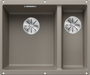 Zlew Blanco SUBLINE 340/160-U Silgranit tartufo lewa, InFino 523556