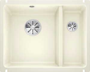 Zlew Blanco SUBLINE 350/150-U Ceramika PuraPlus magnolia połysk lewa, InFino 523742