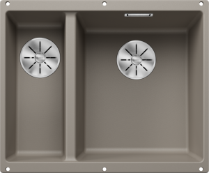 Zlew Blanco SUBLINE 340/160-U Silgranit tartufo prawa, InFino 523565