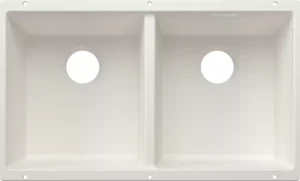 Zlew Blanco SUBLINE 350/350-U Silgranit biały, bez armatury 527831