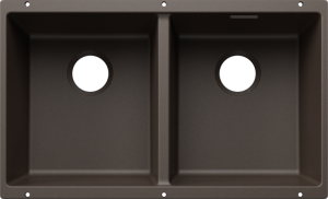 Zlew Blanco SUBLINE 350/350-U Silgranit kawowy, bez armatury 527832