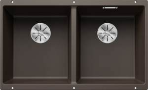 Zlew Blanco SUBLINE 350/350-U Silgranit kawowy, InFino 523583
