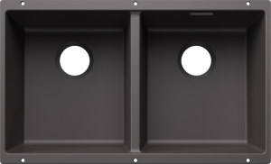 Zlew Blanco SUBLINE 350/350-U Silgranit szarość skały, bez armatury 527830