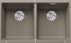 Zlew Blanco SUBLINE 350/350-U Silgranit tartufo, InFino 523581