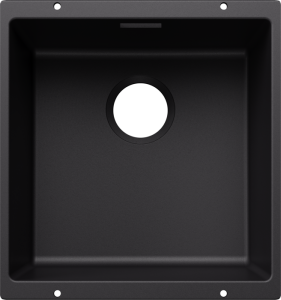Zlew Blanco SUBLINE 400-U Silgranit czarny, bez armatury 527786