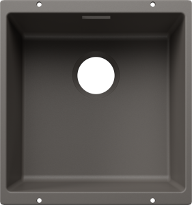 Zlew Blanco SUBLINE 400-U Silgranit wulkaniczny szary, bez armatury 527787