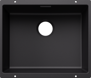 Zlew Blanco SUBLINE 500-U Silgranit czarny, bez armatury 527794