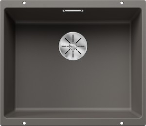 Zlew Blanco SUBLINE 500-U Silgranit wulkaniczny szary, InFino