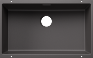 Zlew Blanco SUBLINE 700-U Silgranit szarość skały, bez armatury 527806