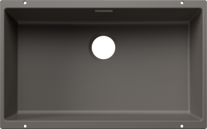 Zlew Blanco SUBLINE 700-U Silgranit wulkaniczny szary, bez armatury 527803