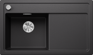 Zlew Blanco ZENAR 45 S Silgranit antracyt lewa, korek auto., InFino 523850