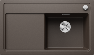 Zlew Blanco ZENAR 45 S Silgranit kawowy prawa, korek auto., InFino 523798