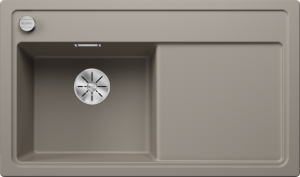 Zlew Blanco ZENAR 45 S Silgranit tartufo lewa, korek auto., InFino 523859