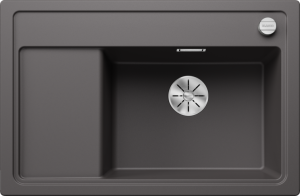 Zlew Blanco ZENAR XL 6 S Compact Silgranit szarość skały prawa, korek auto., InFino 523775