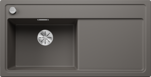 Zlew Blanco ZENAR XL 6 S Silgranit wulkaniczny szary lewa, korek auto., InFino 527370
