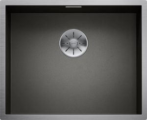 Zlew Blanco ZEROX 500-U stal Dark Steel, InFino