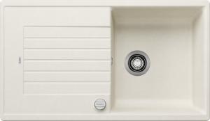 Zlew Blanco ZIA 5 S Silgranit delikatny biały odwracalny, korek auto. 527203