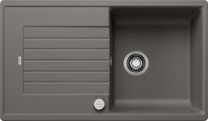 Zlew Blanco ZIA 5 S Silgranit wulkaniczny szary odwracalny, korek auto. 527386