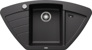 Zlew Blanco ZIA 9 E Silgranit antracyt narożny, korek auto. 514756