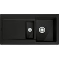 Zlewozmywak ceramiczny Franke Maris - MRK 651-100 3 1/2" ZOdp ZSyf czarny mat
