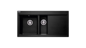 Zlew ceramiczny Franke Mythos MTK 651-100 Ociekacz z prawej strony Onyx