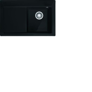 Zlew ceramiczny Franke Mythos MTK 611-78 Ociekacz z lewej strony Onyx