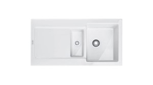Zlew ceramiczny Franke Maris MRK 651-100 Biały Polarny