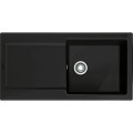 Zlewozmywak ceramiczny Franke Maris - MRK 611-100 3 1/2" ZOdp ZSyf czarny mat
